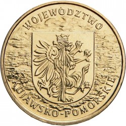 POLOGNE - PIECE de 2 ZLOTE - Voïvodie de Kujawsko-Pomorskie (Couïavie-Poméranie) - 2004