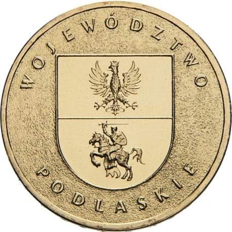 POLOGNE - PIECE de 2 ZLOTE - Voïvodie de Podlaskie (Podlachie) - 2004