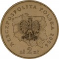 POLOGNE - PIECE de 2 ZLOTE - Voïvodie de Podlaskie (Podlachie) - 2004