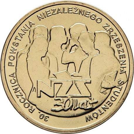 POLOGNE - PIECE de 2 ZLOTE - Mouvement Indépendant des Etudiants - 2011