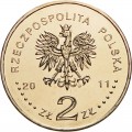 POLOGNE - PIECE de 2 ZLOTE - Czeslaw Milosz - 2011