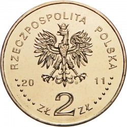 POLOGNE - PIECE de 2 ZLOTE - Villes de Pologne : Mława - 2011