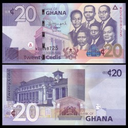 GHANA - Billet de 20 Cedis - 2014