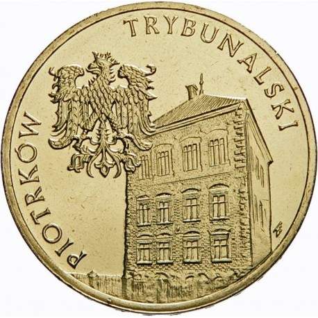 POLOGNE - PIECE de 2 ZLOTE - Villes de Pologne: Piotrkow Trybunalski - 2008