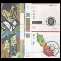 BOUGAINVILLE - Billet de 50 Kina - Série Peintres - Pablo Picasso - 2016