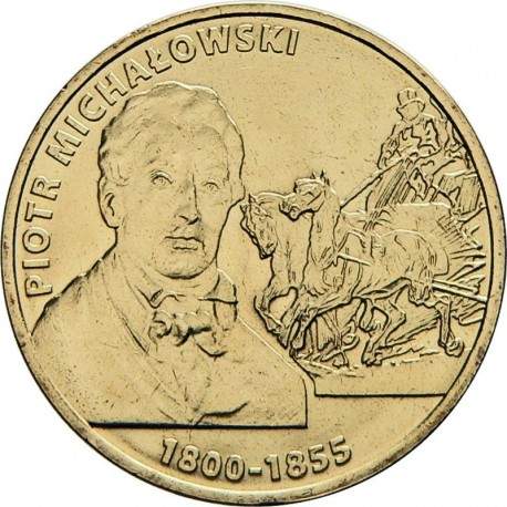 POLOGNE - PIECE de 2 ZLOTE - Série Peintres polonais - Piotr Michalowski - 2012