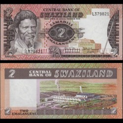 SWAZILAND (Eswatini) - Billet de 2 Emalangeni - 1984