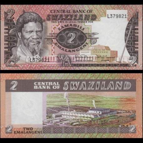 SWAZILAND (Eswatini) - Billet de 2 Emalangeni - 1984