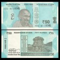INDE - Billet de 50 Roupies - Lettre L - 2018