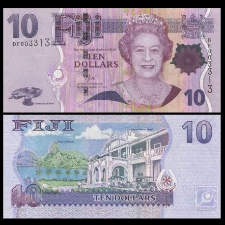 FIDJI - Billet de 10 Dollars - 2011