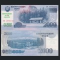 COREE DU NORD - Billet de 2000 Won - 70 Ans de l'indépendance - 2018