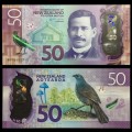 NOUVELLE-ZELANDE - Billet de 50 Dollars - Oiseau Glaucope cendré - Polymer -