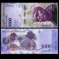 VENEZUELA - Billet de 1000 Bolivares - Tatou géant - 23.03.2017