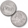 ETATS UNIS / USA - PIECE de 25 Cents (Quarter States) - Sud Dakota - 2006 - D