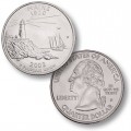 ETATS UNIS / USA - PIECE de 25 Cents (Quarter States) - Maine - 2003 - D