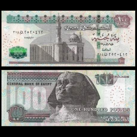 EGYPTE - Billet de 100 Pounds - Sphinx - 23/05/2017
