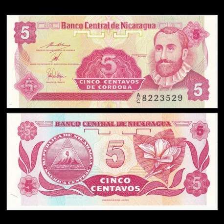 NICARAGUA - Billet de 5 Centavos de Córdoba - 1991 – JeromeCollection