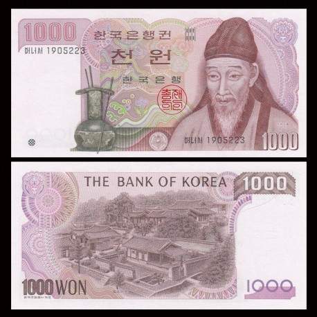 CORÉE DU SUD - Billet de 1000 Won - 1983