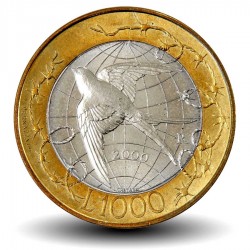 SAINT-MARIN - PIECE de 1000 Lires - La Liberté - 2000