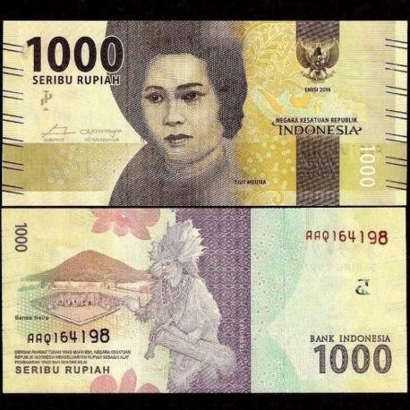 INDONESIE - Billet de 1000 Rupiah - 2018