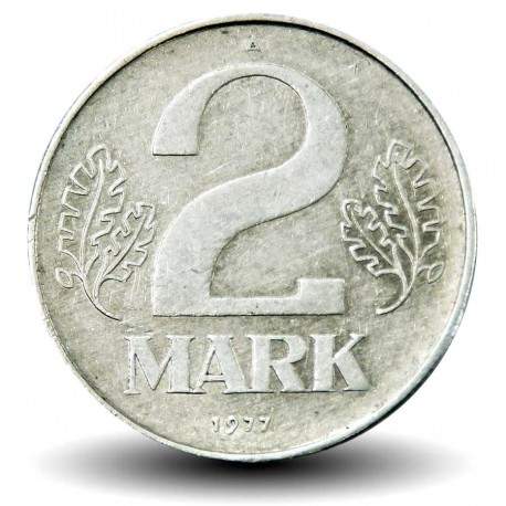 ALLEMAGNE DE L'EST / DDR / RDA - PIECE de 2 Marks - 1977