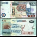 ZAMBIE - Billet de 10 Kwacha - Porc-épic - 2012 – JeromeCollection