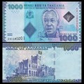 TANZANIE - Billet de 1000 Shillings - Julius Kambarage Nyerere - 2015