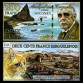 KERGUELEN - 200 Francs - René Baussière - 05.11.2010 - Chat