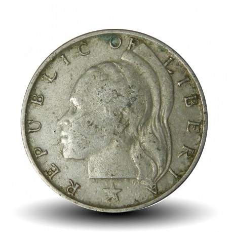 LIBERIA - PIECE de 10 Cents - Tête de Liberté - 1977
