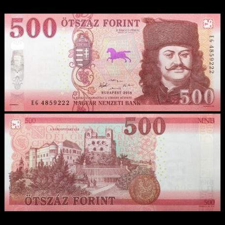 HONGRIE - Billet de 500 Forint - Château Sárospatak - 2018