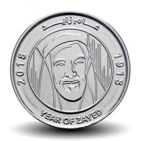 EMIRATS ARABES UNIS - Pièce de 1 Dirham - Année de Zayed - 2018
