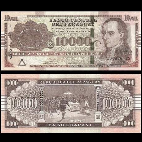 PARAGUAY - Billet de 10000 Guaranies - José Gaspar Rodríguez de Francia - 2017