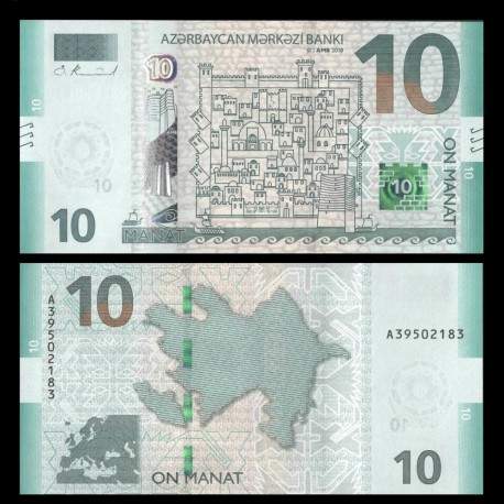 AZERBAIDJAN - Billet de 10 Manat - 2018