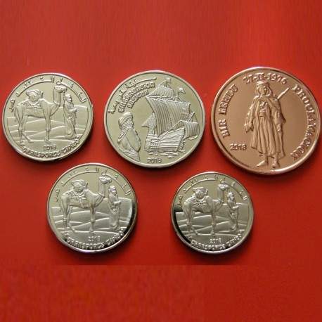 SAHARA OCCIDENTAL - SET / LOT de 5 PIECES de 1 2 5 10 25 Pesetas - 2018