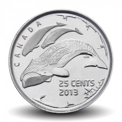 CANADA - PIECE de 25 Cents - La vie nordique - 2013