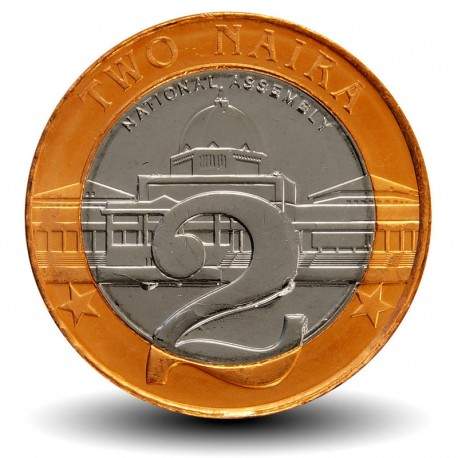 NIGERIA - PIECE de 2 Naira - Assemblée Nationale - 2006 – JeromeCollection