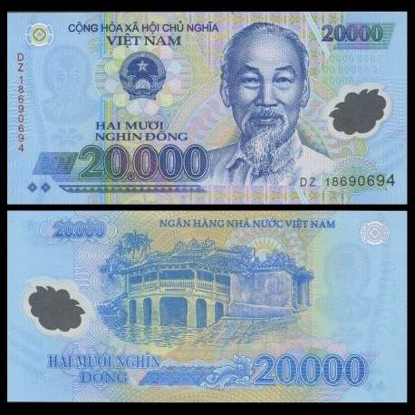 VIETNAM - Billet de 20000 Dong - Polymer - 2018