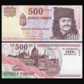 HONGRIE - Billet de 500 Forint - 50 ans de l'insurrection hongroise contre