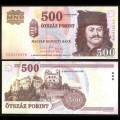 HONGRIE - Billet de 500 Forint - François II Rákóczi - 2011