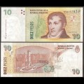 ARGENTINE - Billet de 10 Pesos -Général Manuel Belgrano - 2014