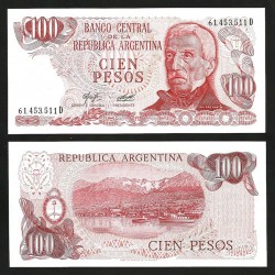 ARGENTINE - Billet de 100 Pesos - 1976 / 1978