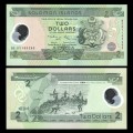 SALOMON (ILES) - Billet de 2 Dollars - Jubilé d'argent de la Banque centrale