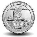ETATS UNIS / USA - PIECE de 25 Cents - America the Beautiful - Block Island
