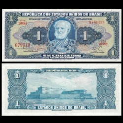 BRESIL - Billet de 1 Cruzeiro - Marqués de Tamandaré - 1955