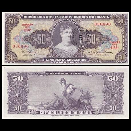 BRESIL - Billet de 5 Centavos - Princesse Isabel - 1966