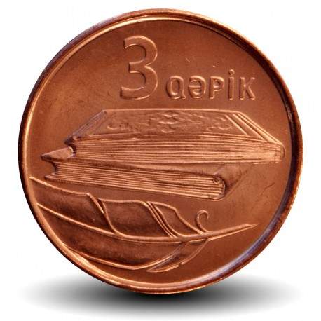AZERBAÏDJAN - PIECE de 3 Gepik - 2006