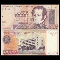 VENEZUELA - Billet de 10000 Bolivares -Antonio José de Sucre - 2006