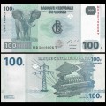 CONGO - Billet de 100 Francs - Éléphant - G&D - 2013