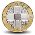 GUERNESEY (île de) - PIECE de 2 Pounds - Bimétal - 1998