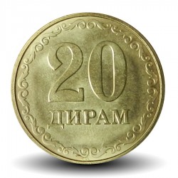 TADJIKISTAN - PIECE de 20 Diram - 2019